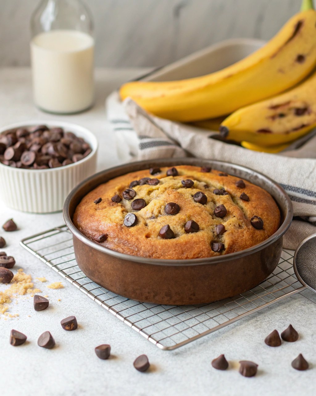 banana chocolate chip cake