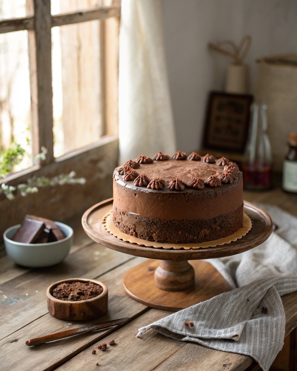 chocolate truffle cake