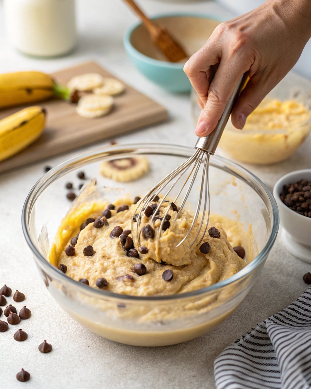 banana chocolate chip cake