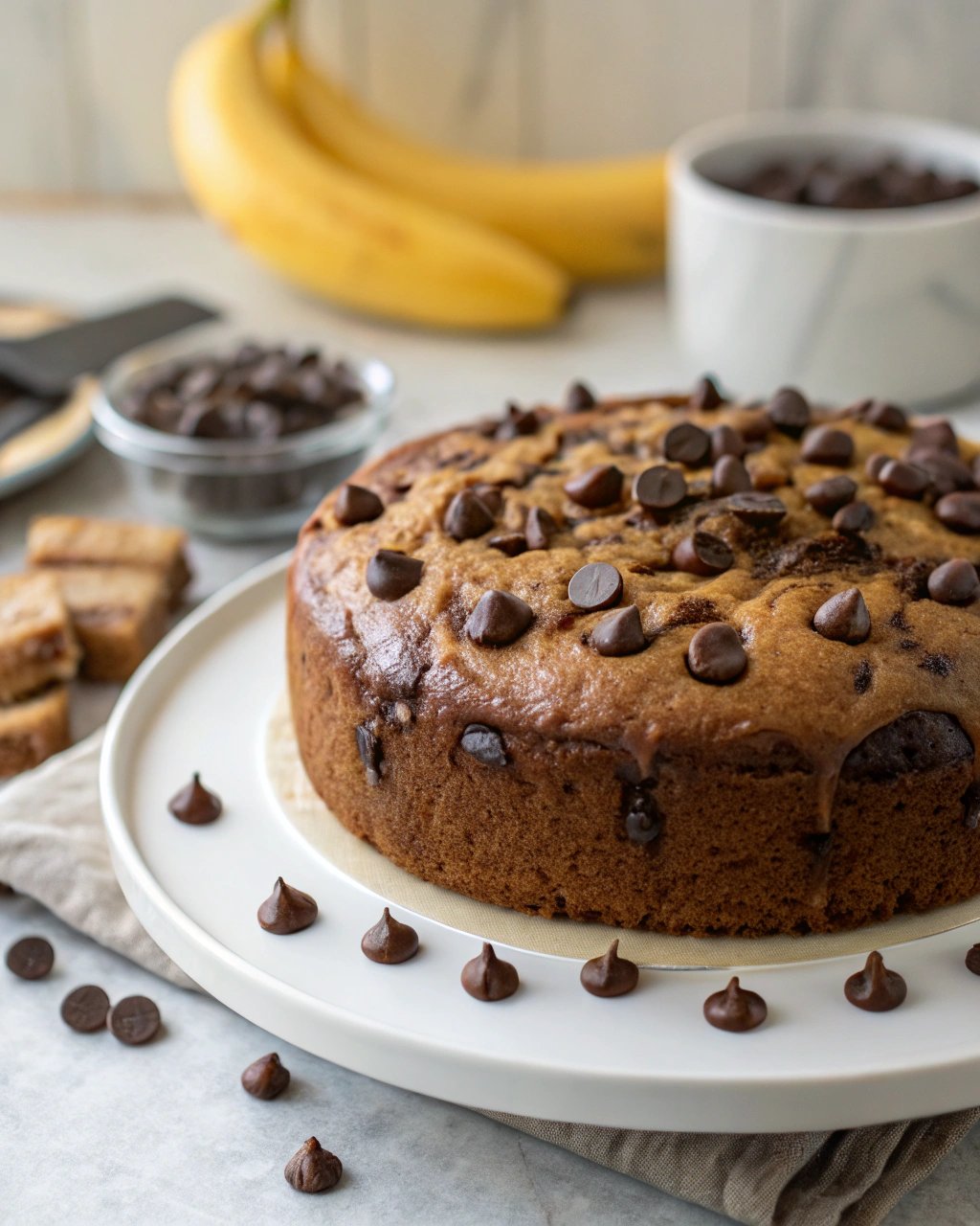 banana chocolate chip cake