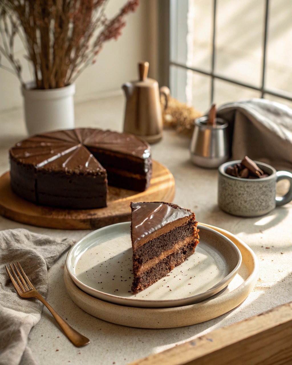chocolate truffle cake
